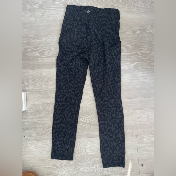Black camo lululemon leggings - Picture 2 of 2